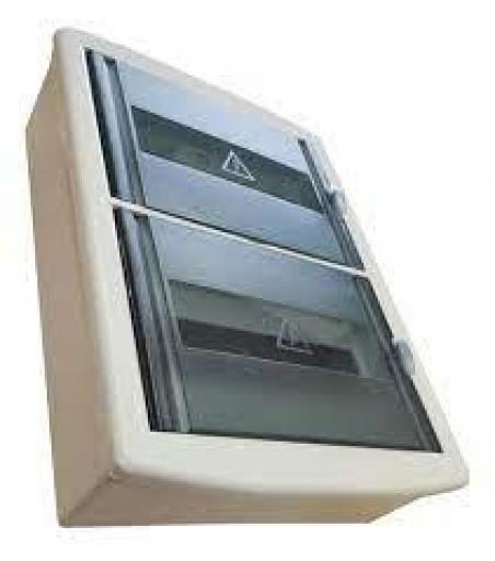 EMANAL TABLERO EXTERIOR C/PUERTA PLASTICA 12/20 BOCAS