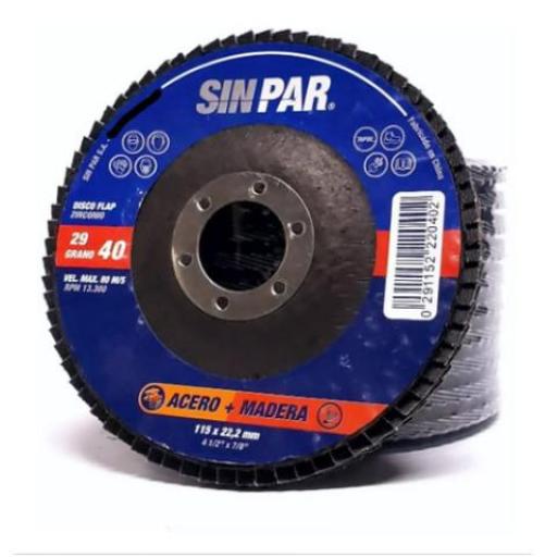 SIN PAR DISCO FLAPP 115X22.2 GRANO 60