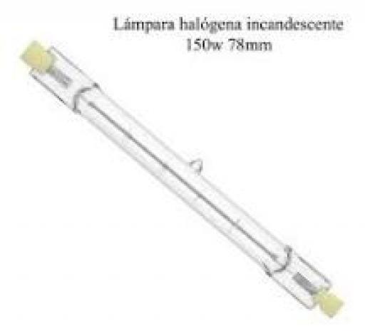 INTERELEC LAMPARA INCANDESCENTE HALOGENA 78MM 150W