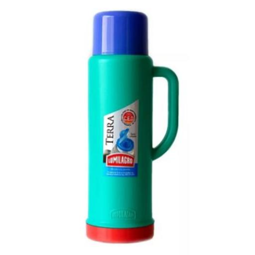 LUMILAGRO TERMO DE VIDRIO TERRA 1 LTS TAPON SATURN