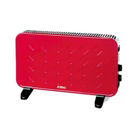 EIFFEL CONVECTOR DE CHAPA TRAMADA ROJO 1000/2000 WTS.