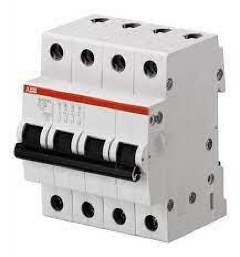 ABB TUBIO INTERRUPTOR TERMICO TETRAPOLAR 16A