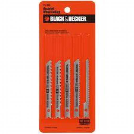 BLACK Y DECKER HOJA DE CALAR 6 UN. CON 26 TPI