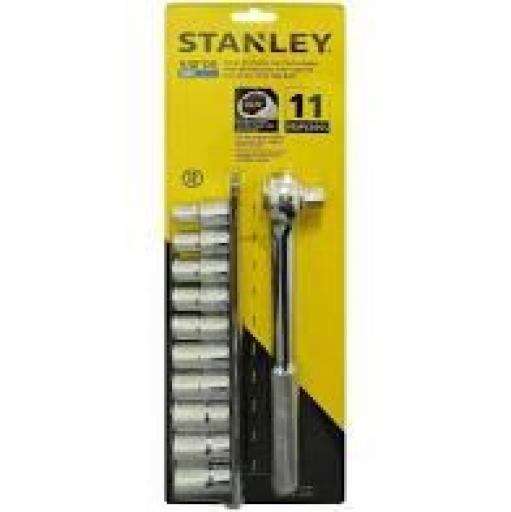 STANLEY S86734 JGO.TUBOS MM+CRIQUE E.1/2 11PCS