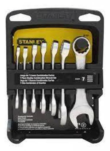 STANLEY S90651 JGO.LLAVES COMBINADA/MM 7PCS CORTAS