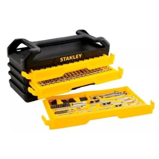 STANLEY STMT75069 SET DE CAJA+TUBO 203Pz 1/21/43/4