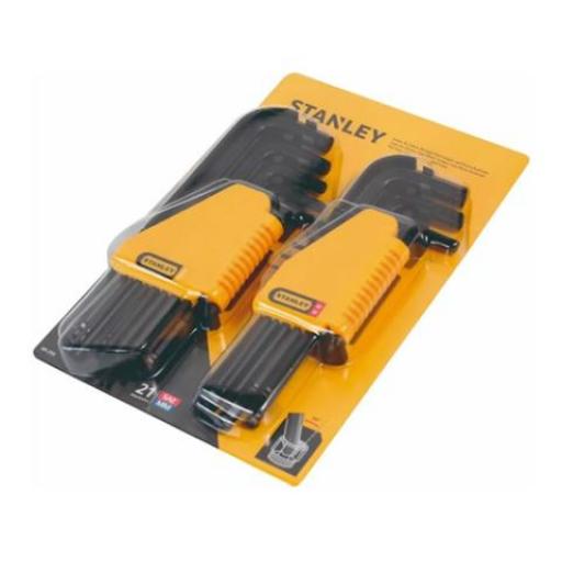 STANLEY JUEGO DE LLAVE ALLEN EN MM/PULG S69258