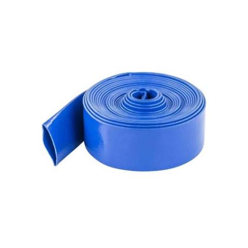 MANGUERA MANGA AZUL PLANA FLAT 2