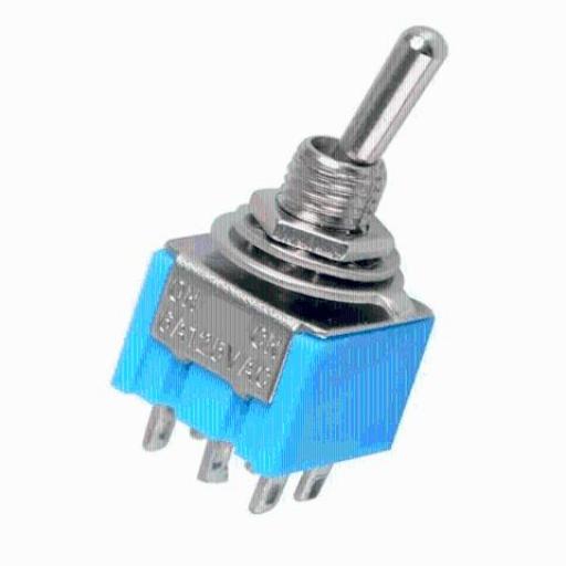 LLAVE INTERRUPTOR PALANCA CELESTE