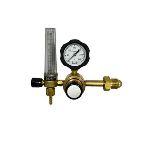 METAL PILAR REGULADOR T.M. NEGRA PARA ARGON CON CAUDALIMETRO MP40607