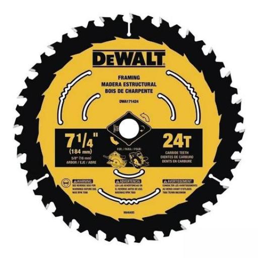 DEWALT HOJA DE SIERRA CIRCULAR 7 1/4