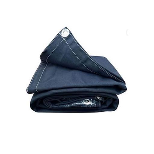 BGS LONA IGNIFUGA DARK BLUE 2 X 2 MTS