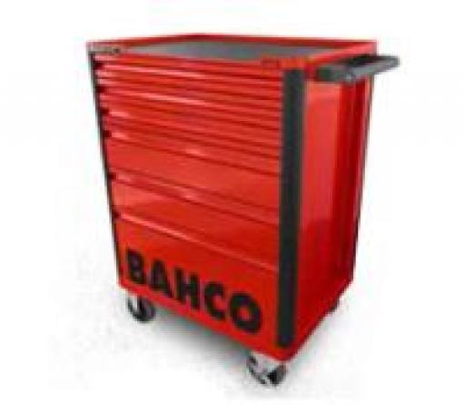 BAHCO CARRO NEGRO 6 CAJONES 215 PIEZAS C/RUEDA