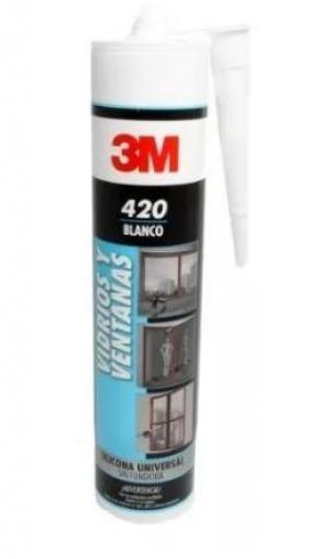 3M SELLADOR DE SILICONA UNIVERSAL BLANCA X 280ML