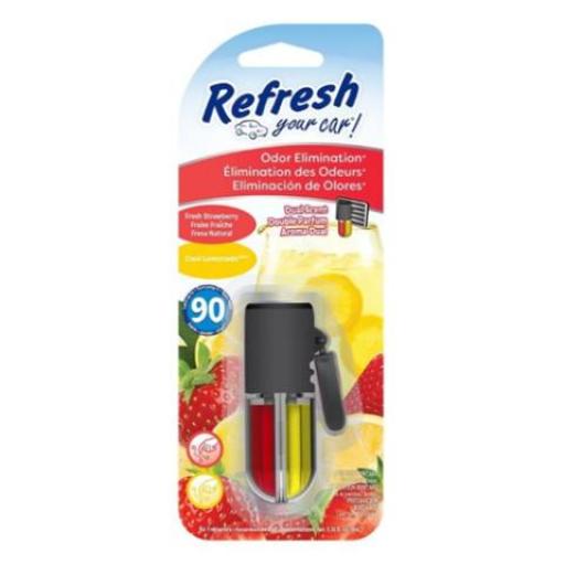 REFRESH ACEITE DUAL ELIMINADOR DE OLOR CEREZA/LIMON 8ML.
