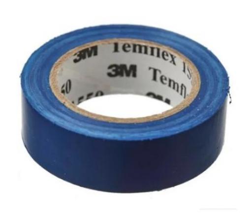 3M 1550 CINTA AISLADORA AZUL 18MMX10MX0.13MM