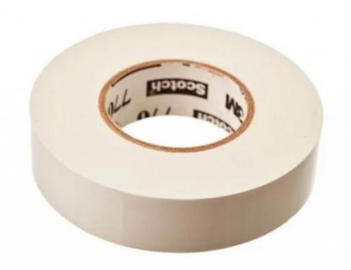 3M 770 CINTA AISLADORA BLANCA 19MMX10MX0.18MM