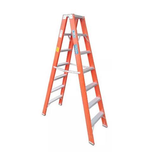 ESCALERA DIELECTRICA TIJERA DOBLE TDF 07 7 ESC. ALTURA 2.10 MT.