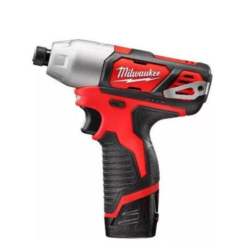 MILWAUKEE ATORNILLADOR DE IMPACTO A BATERIA 2462-259A 1/4