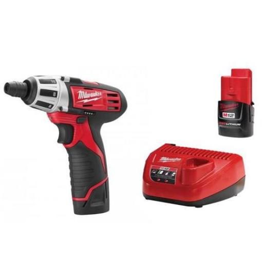 MILWAUKEE ATORNILLADOR A BATERIA + BAT. 3 AMP + CARGADOR 607-159AX