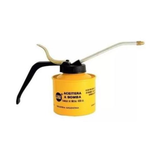 ACEITERA METALICA PICO FIJO 400CC.