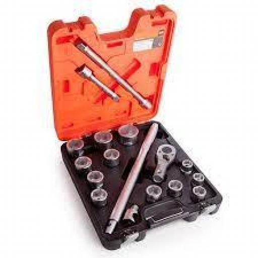 BAHCO JUEGO BOCALLAVE Y ACC 3/4