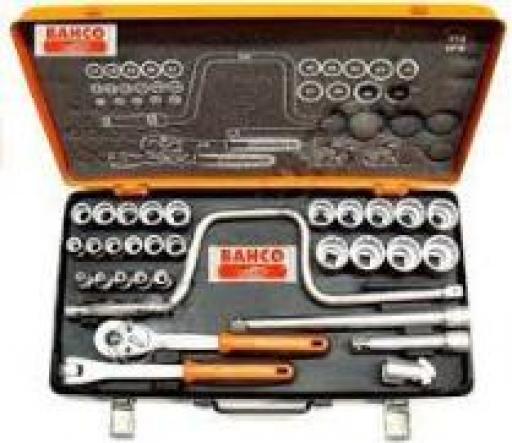 BAHCO JUEGO SET DE TUBOS BOCALLAVES. 31 PZAS 1/2