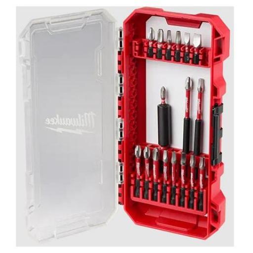MILWAUKEE SET DE PUNTAS PARA ATORNILLADORA 18 PIEZAS