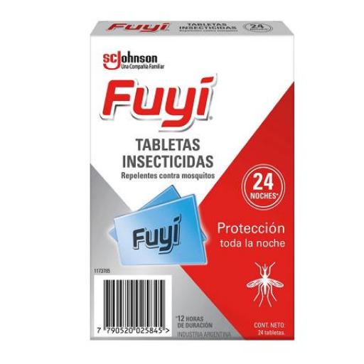 FUYI VAPE PASTILLAS P/ MOSQUITOS X 24UN.