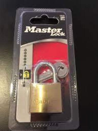 MASTERLOCK CANDADO DE BRONCE CEMENTADO 30MM