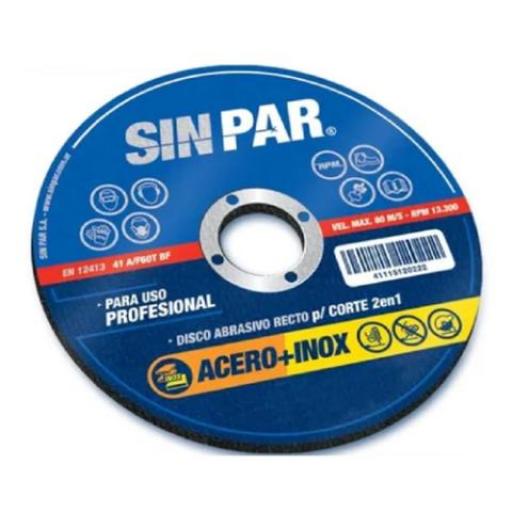 SIN PAR DISCO DE CORTE C/ RECTO 230X1.8X22.2
