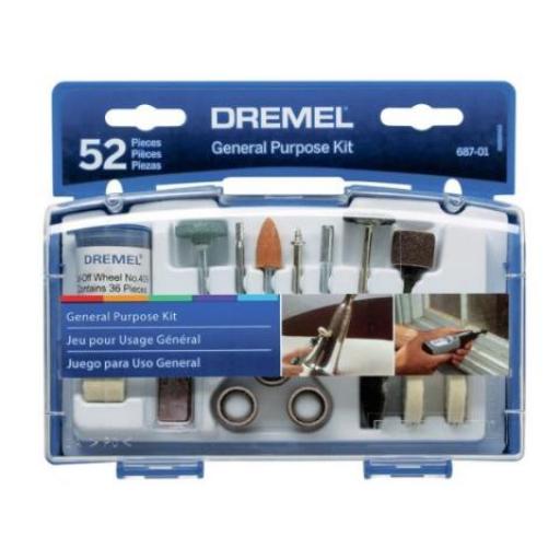 DREMEL KIT DE 52 ACCESORIOS MULTIUSO