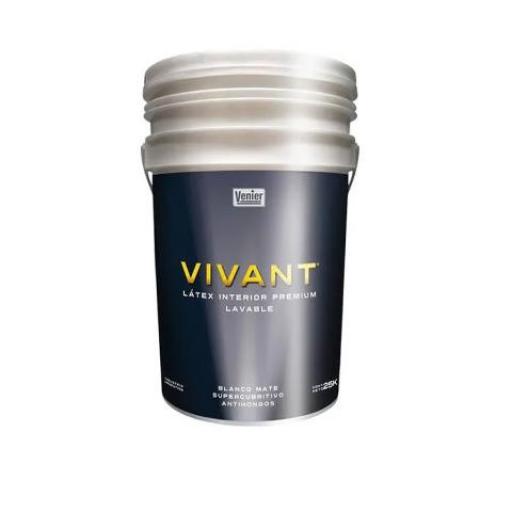 VENIER LATEX LAVABLE X 4LTS. BLANCO MATE VIVANT