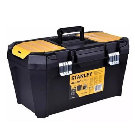 STANLEY CAJA DE HERRAMIENTAS 48CM PLASTICA C/ BROCHE METAL Y GAVETA 489X260X248MM