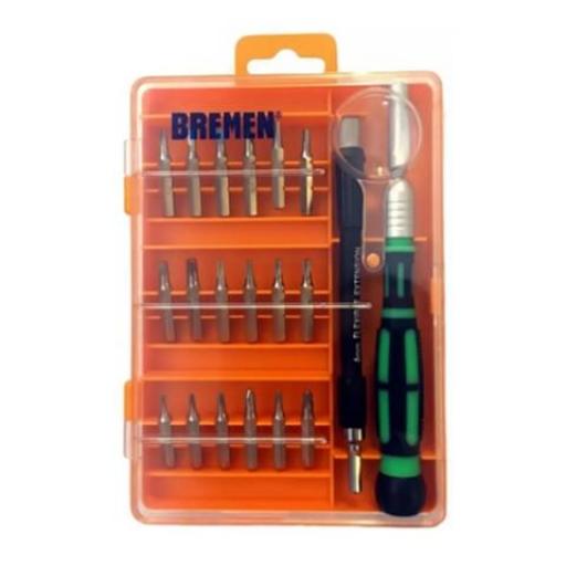 BREMEN DESTORNILLADOR C/PUNTAS PRECISION 5537