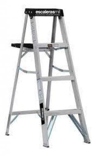 DAVIDSON ESCALERA TIJERA ALUMINIO 4 ESCALONES