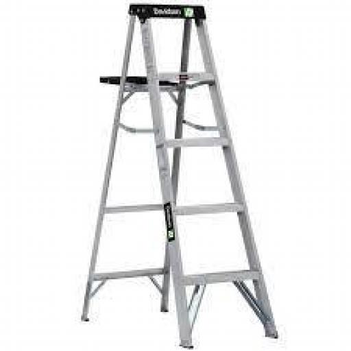 DAVIDSON ESCALERA TIJERA ALUMINIO 5 ESCALONES