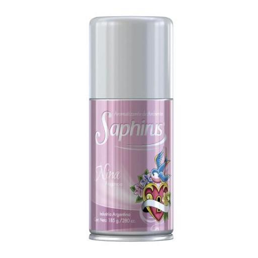 SAPHIRUS AEROSOL AROMATIZANTE NINA 185GR.