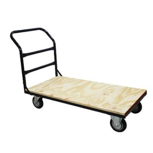 HOFER 25042 ZORRA/CARRO BASE DE MADERA 1.20X0.60 CON RUEDAS