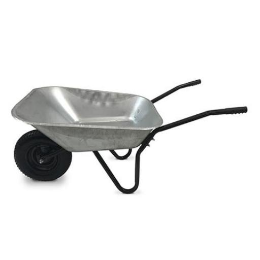 HOFER 25022 CARRETILLA METALICA 80 LTS. RUEDA NEUMATICA