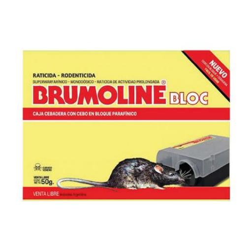 BRUMOLINE BLOC CEBADERA C/ BLOQUE RATICIDA