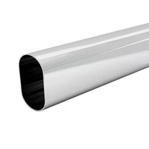 CAÑO PLACARD OVAL 5/8 NIQUELADO (PRECIO X MTS.)