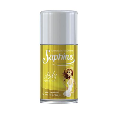 SAPHIRUS AEROSOL AROMATIZANTE LADY 185GR.