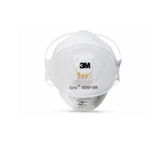 3M BARBIJO 9322 FFP2 CON VALVULA PARA PARTICULAS