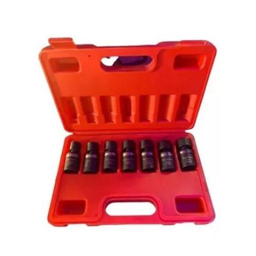 RUHLMANN JUEGO BOCALLAVES IMPACTO ENC. 1/2 7 PIEZAS