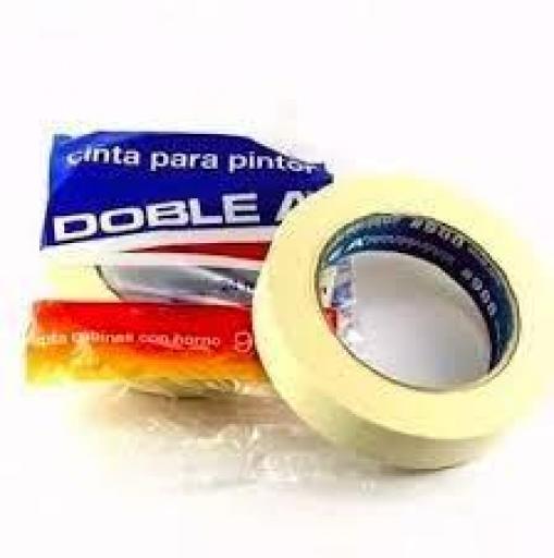 DOBLE A CINTA DE ENMASCARAR DE 36 X 40 PARA PINTOR HOGAR Y OBRA C980