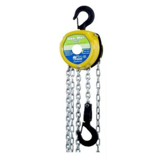 GAN-MAR APAREJO MANUAL 2TN 6MTS CADENA