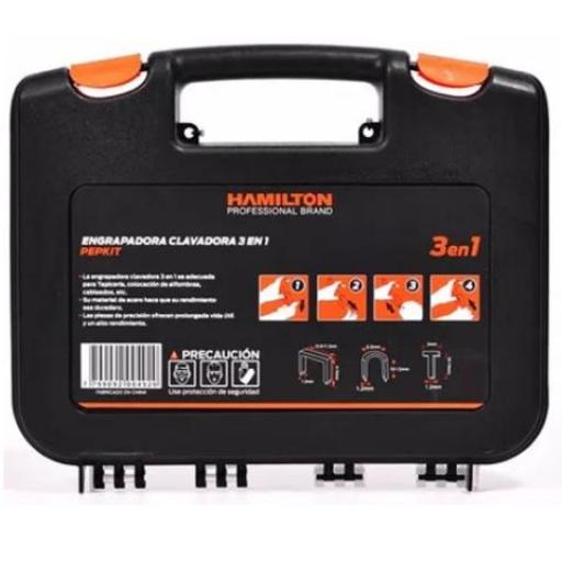HAMILTON ENGRAMPADORA PROFESIONAL 3 EN 1 KIT C/ MALETIN