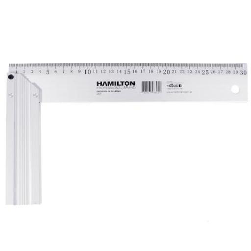 HAMILTON ESCUADRA ALUMINIO 30CM.