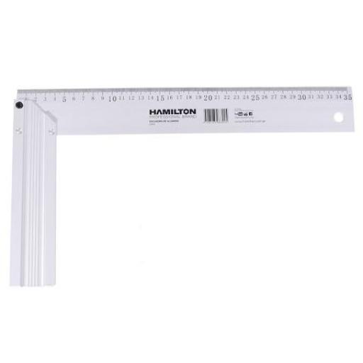 HAMILTON ESCUADRA ALUMINIO 35CM.